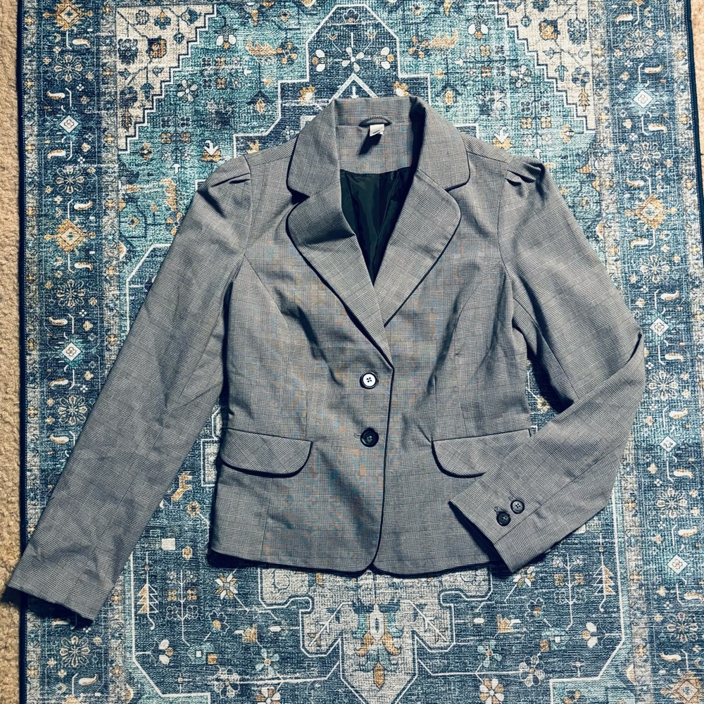 NWOT OLD NAVY Plaid Blazer, Size Small